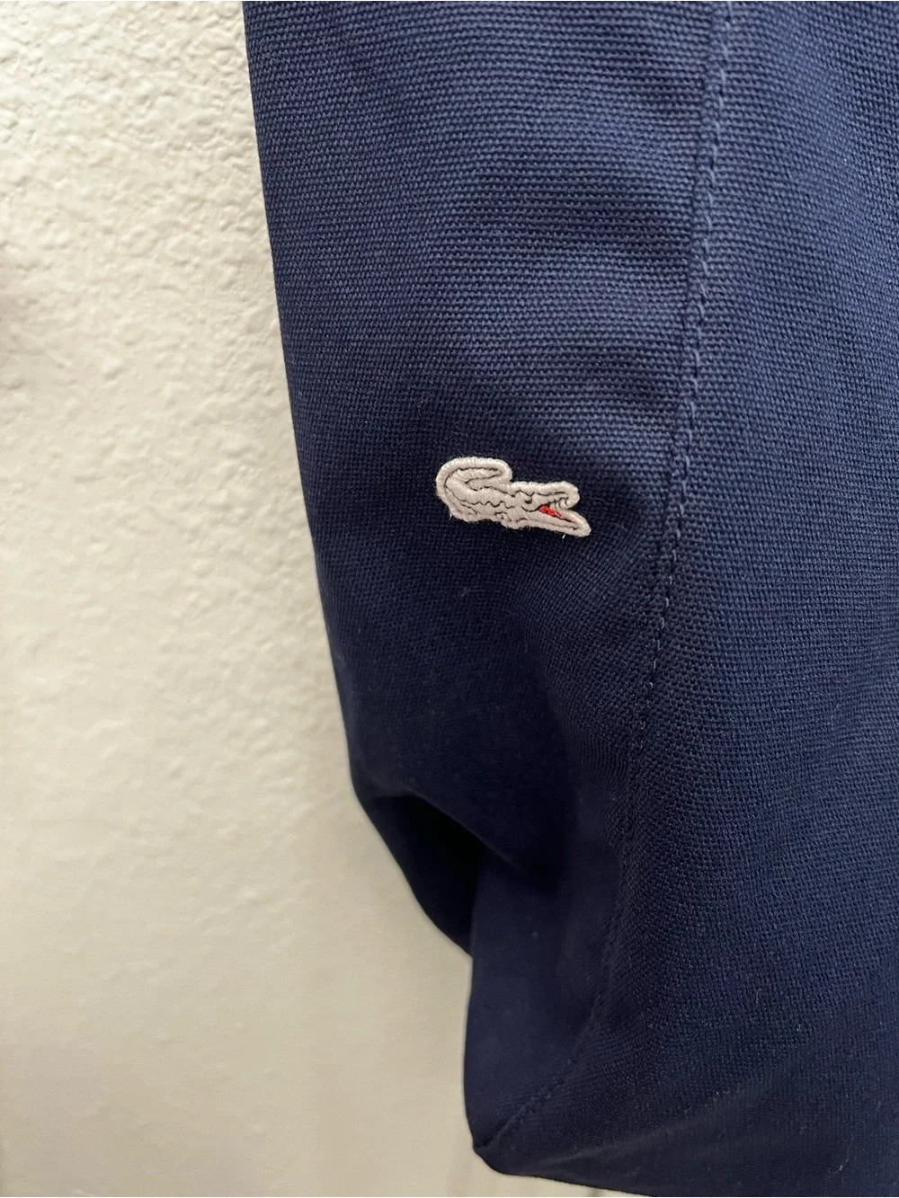 Lacoste cotton Large Tote Bag- Navy Blue
